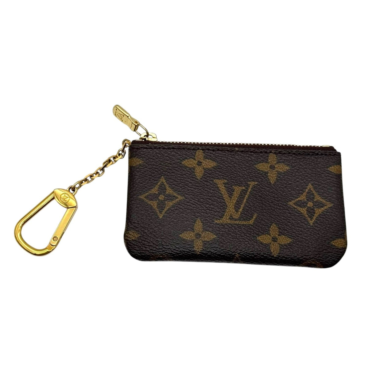 LOUIS VUITTON Vintage Monogram Key Pouch & Key Chain Wallet  display picture 3