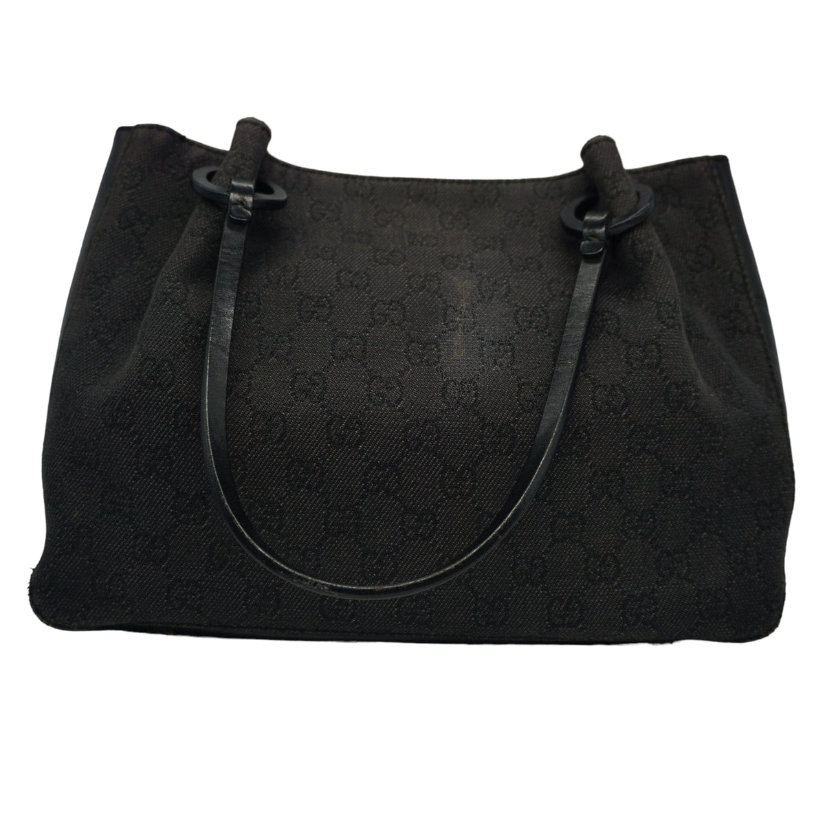 Gucci Vintage GG Canvas Hobo Bag - Black Hobos, Handbags