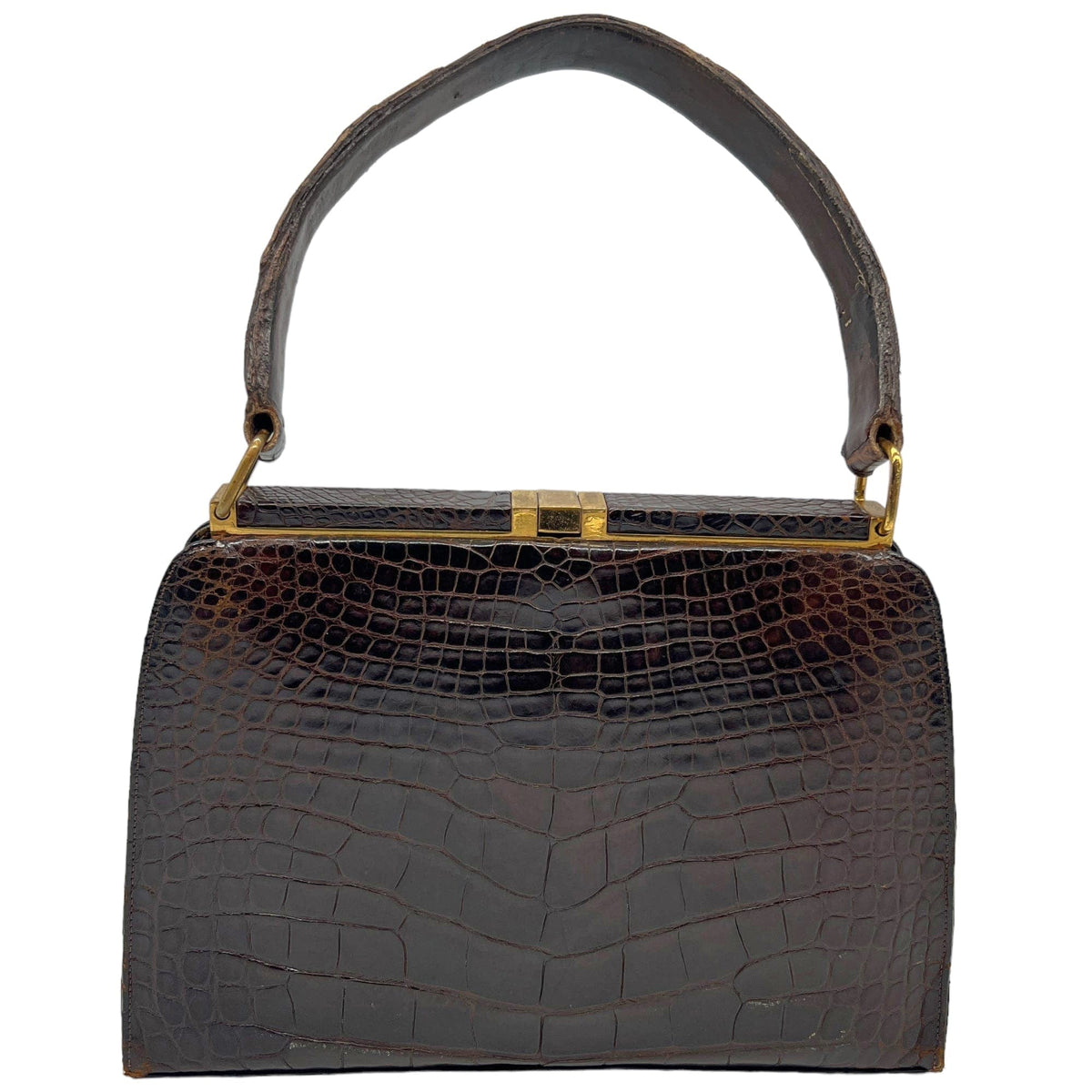 Lucille De Paris Vintage Ostrich Leather Bag