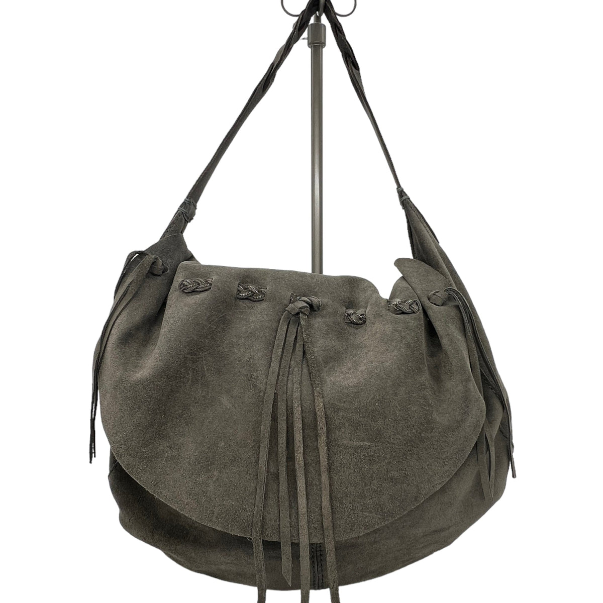 Lucky brand 2025 suede hobo bag