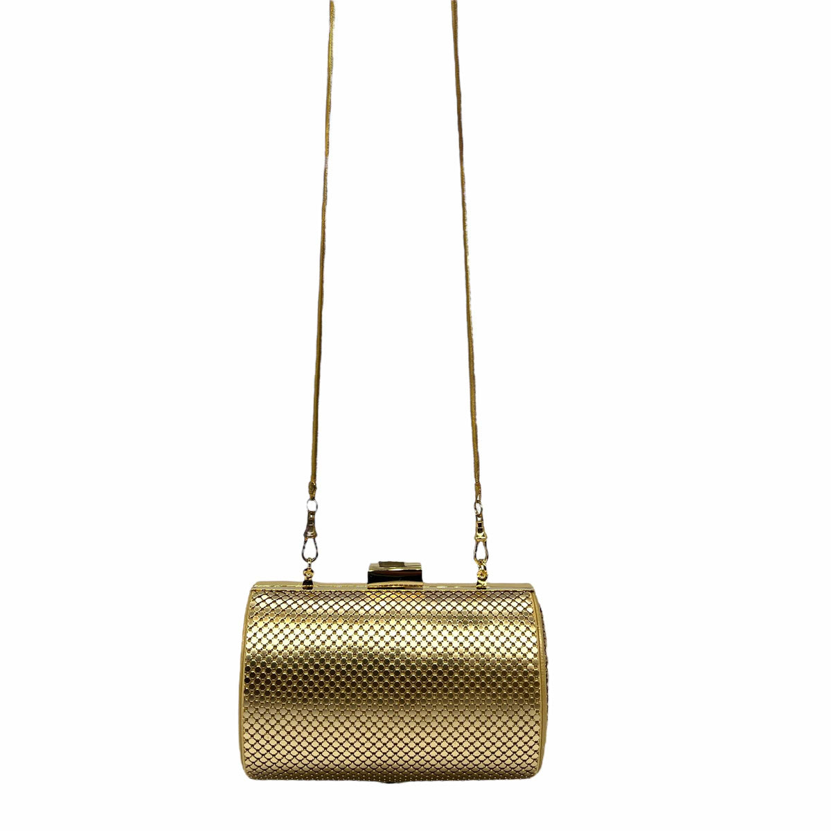 A Golden Rainbow good Chain Link Evening Dance Card Bag by Whiting and Davis