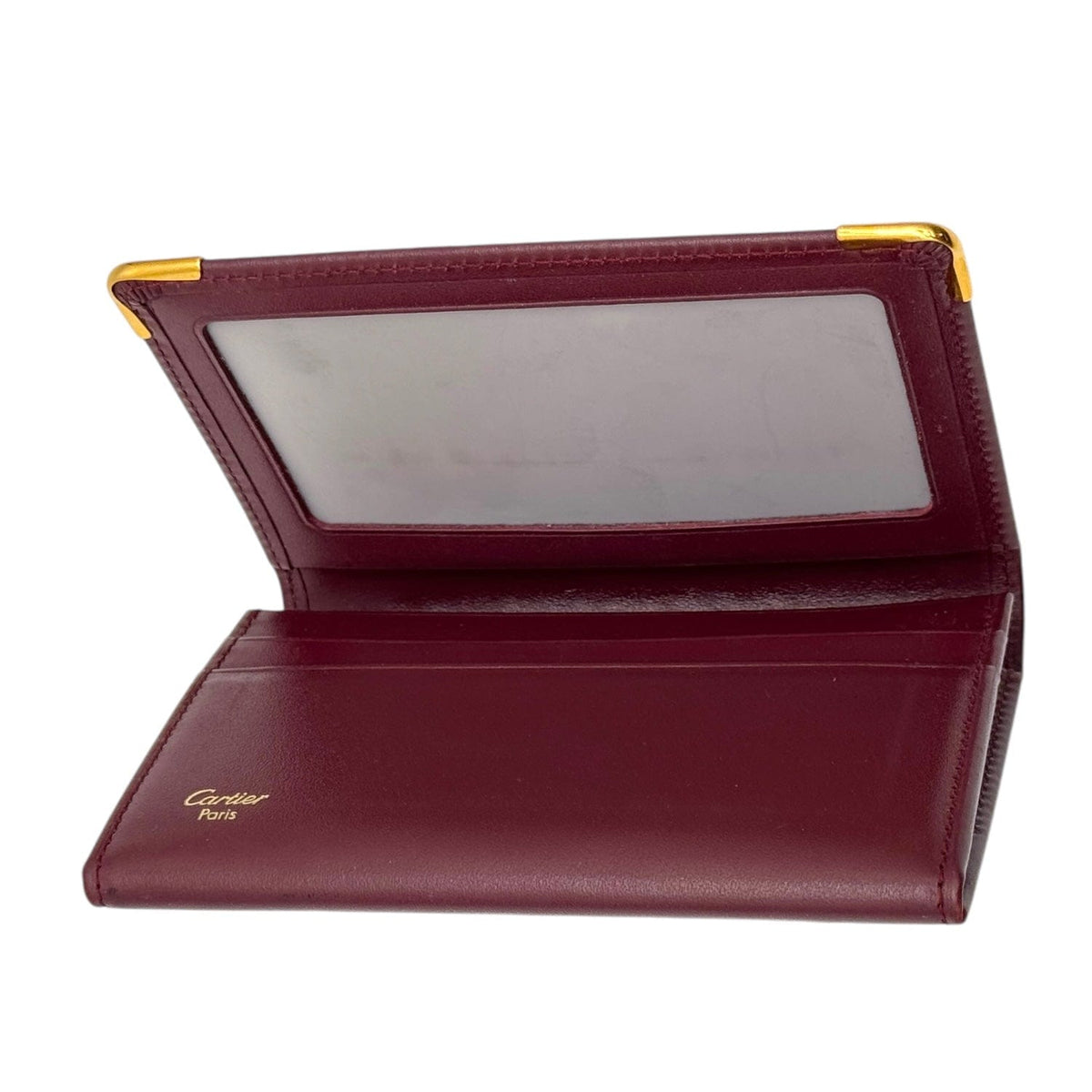 CARTIER Must de Cartier Bifold Wallet - Burgundy– Wag N Purr Shop
