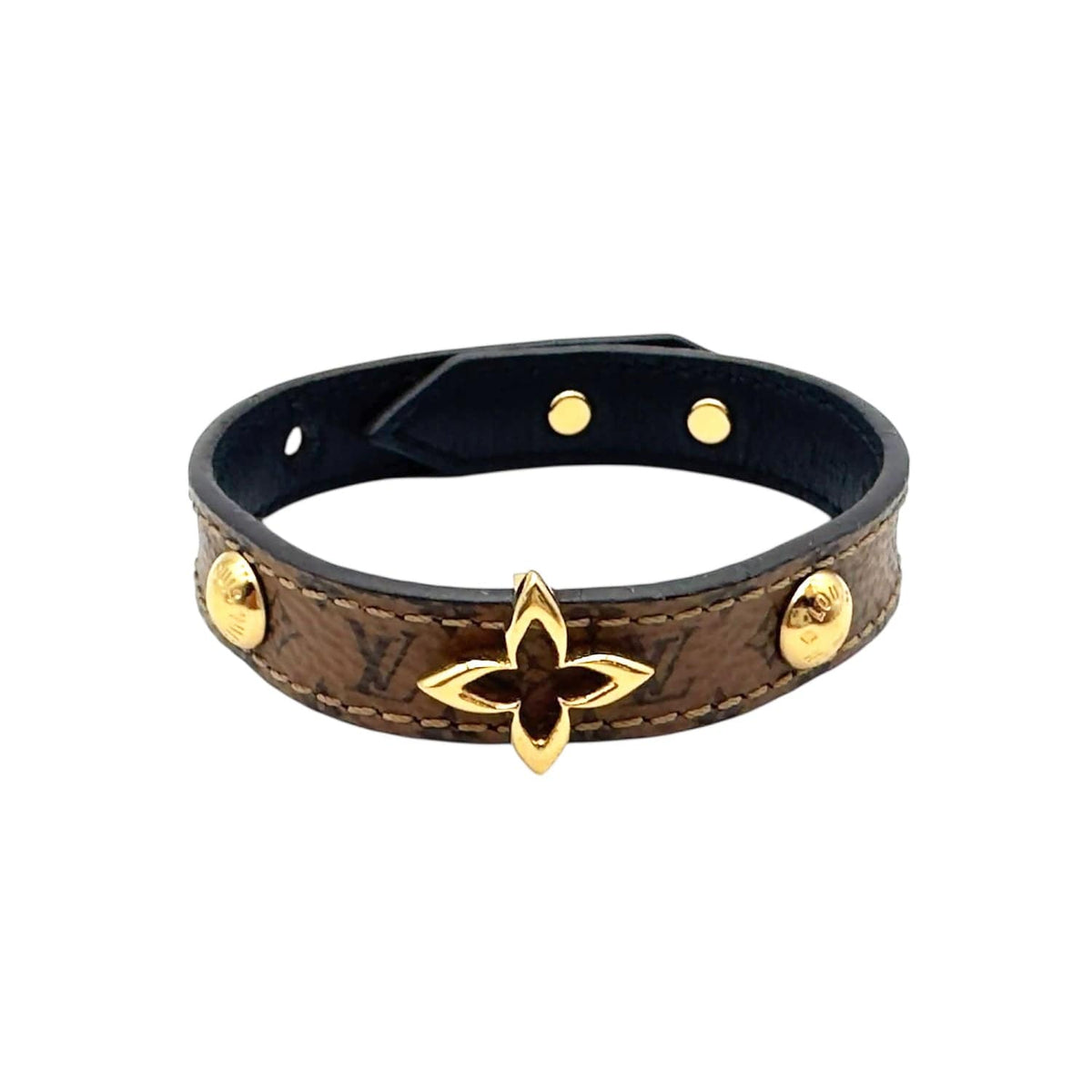 LOUIS VUITTON Monogram Blooming Bracelet - Brown– Wag N Purr Shop