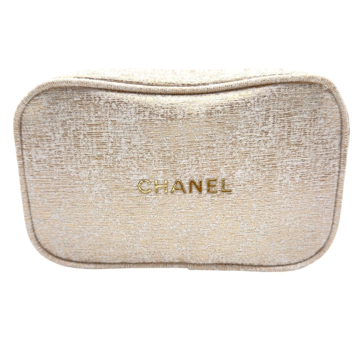 CHANEL BEAUTE ポーチ CHANEL Beaute GWP 2-Piece Holiday Cosmetic Bag Set - Beige NEW w