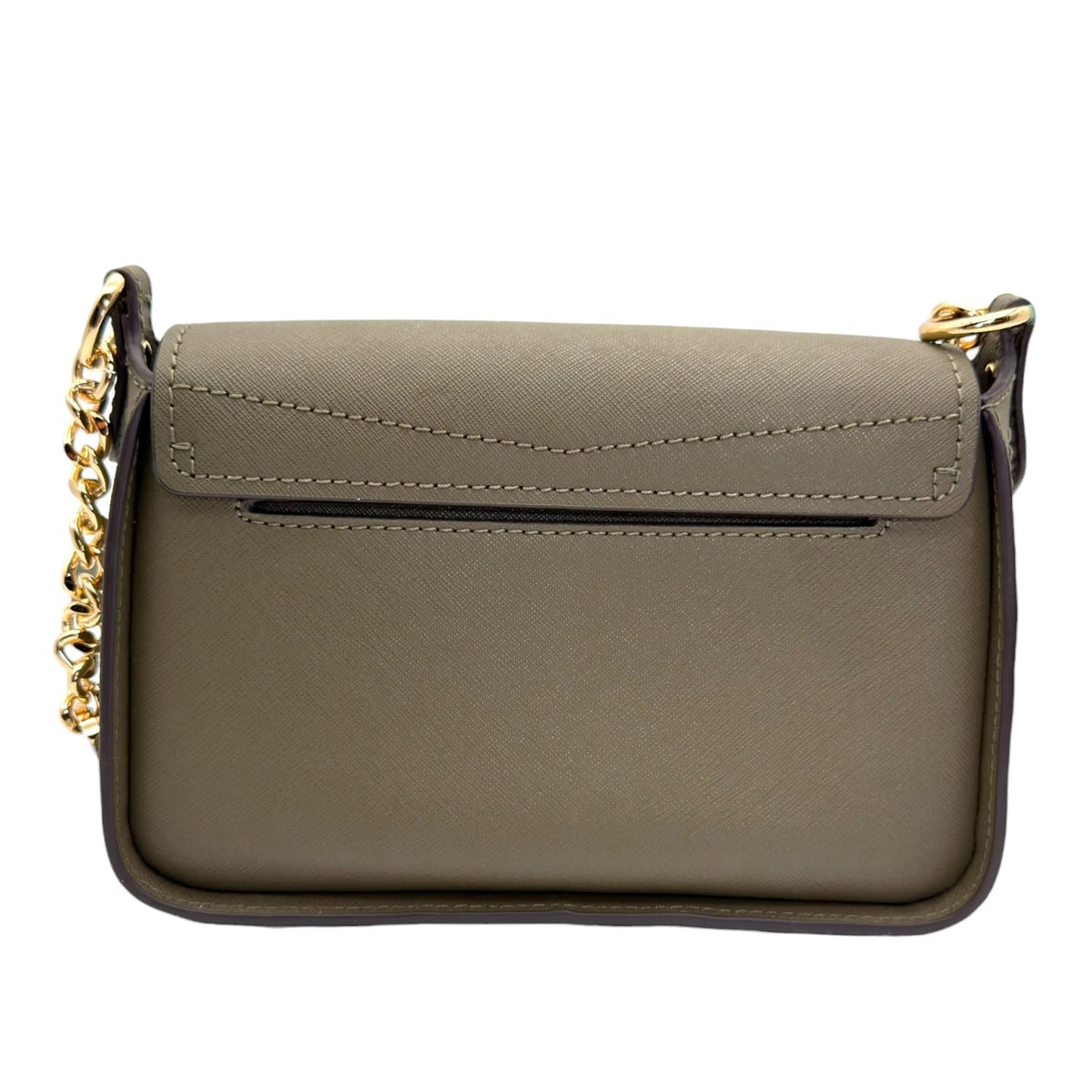 MICHAEL KORS Sylvia Small Flap Crossbody - Army Green– Wag N Purr Shop