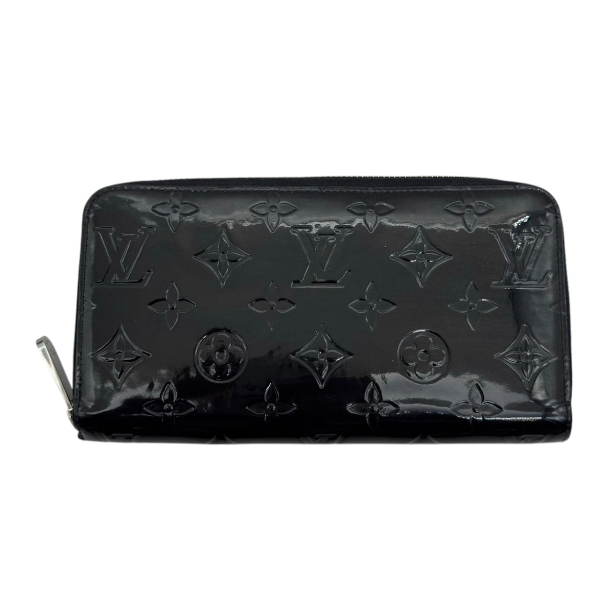 LOUIS VUITTON Monogram Vernis Zippy Wallet - Black– Wag N Purr Shop