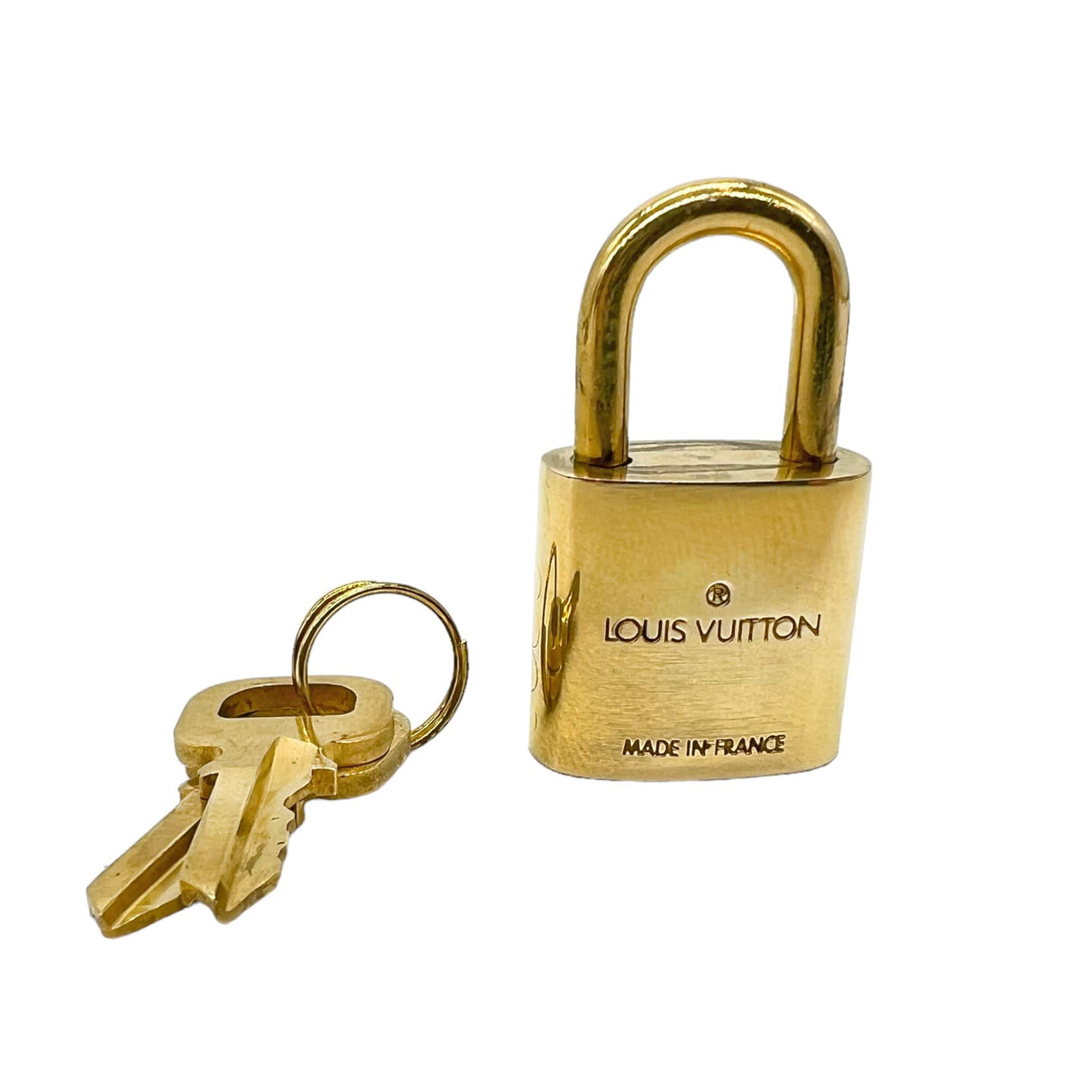 Louis Vuitton Gold Brass retailer Lock&Key 440