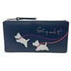 WagnPurr Shop Accessories RADLEY LONDON "Get Up and Go" Leather Wallet - Dark Blue New w/Tags