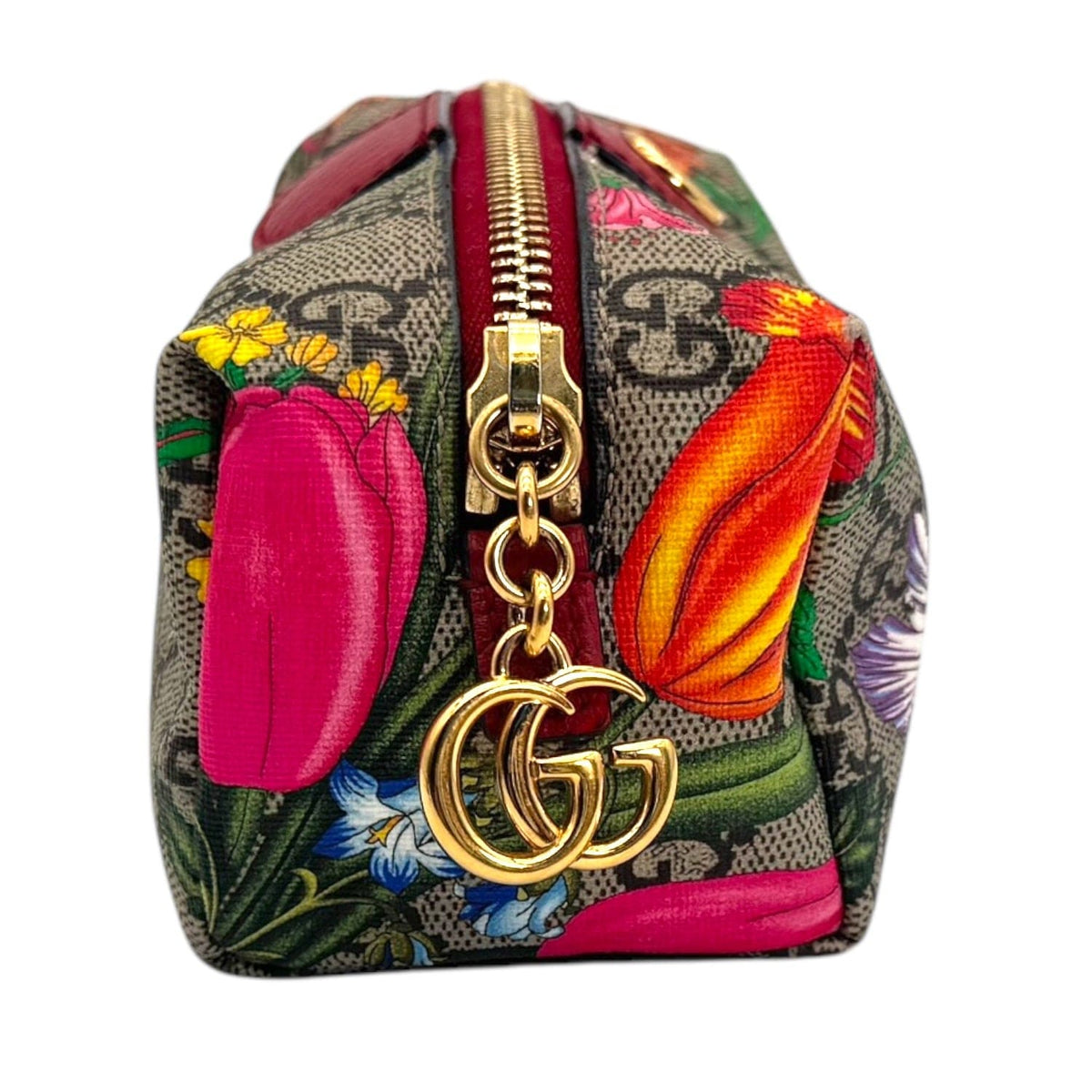 GUCCI Ophidia GG Flora Cosmetic Case - Beige/Multi– Wag N Purr Shop