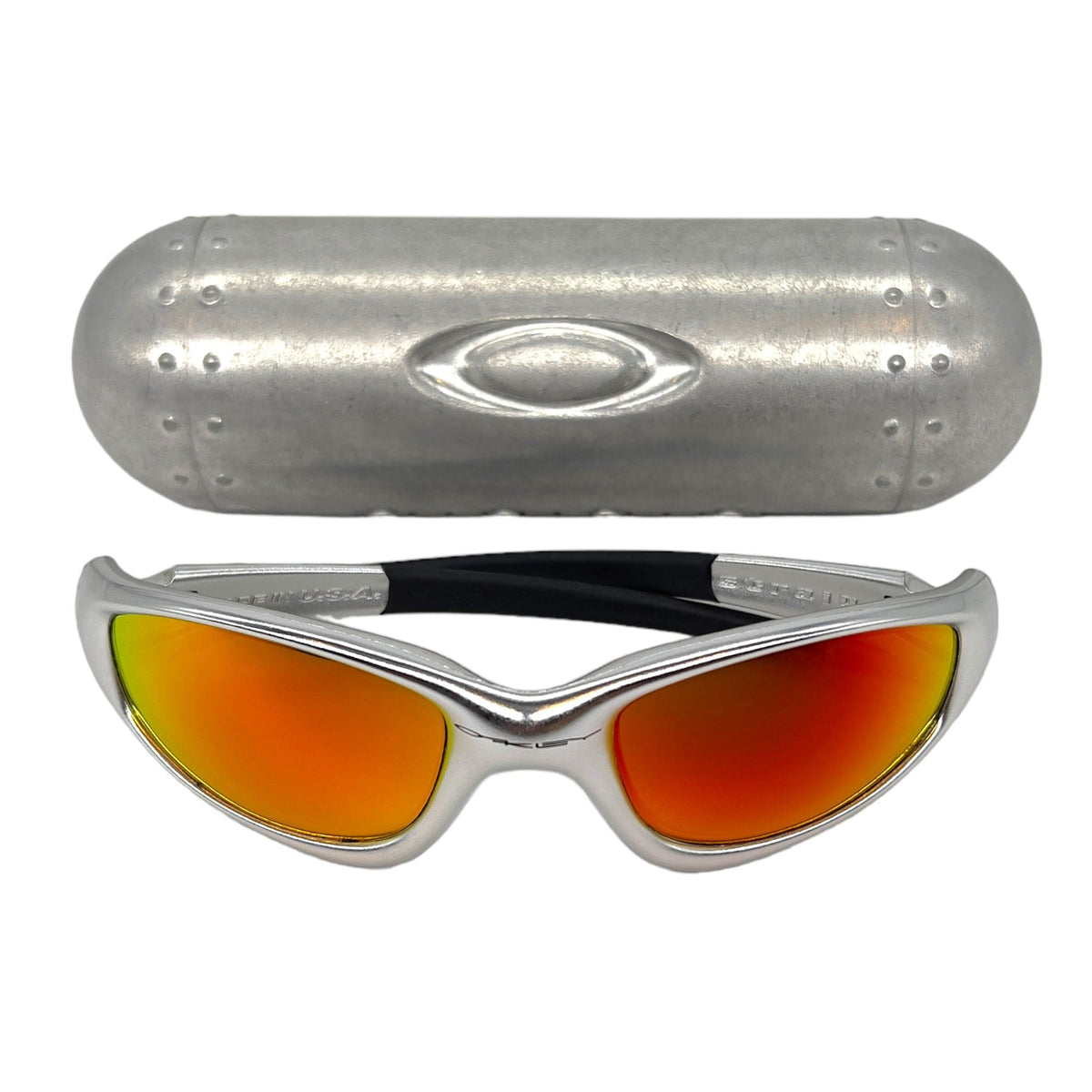 OAKLEY Vintage Unisex Straight Jacket Sunglasses - Silver
