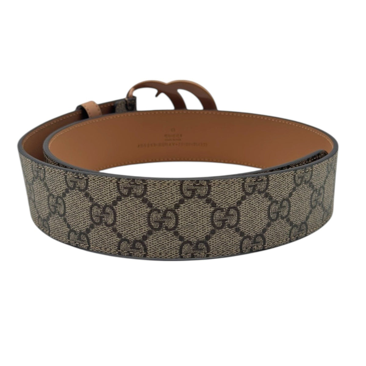 GUCCI GG Marmont Supreme Canvas Belt - Brown NEW w/Out Tags– Wag N