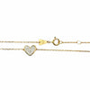 WagnPurr Shop Women's Bracelet ANKLET 14k Yellow Gold Heart Anklet