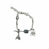 WagnPurr Shop Women's Bracelet BRIGHTON Paris & London Charm Bracelet w/Crystals - Sterling Silver