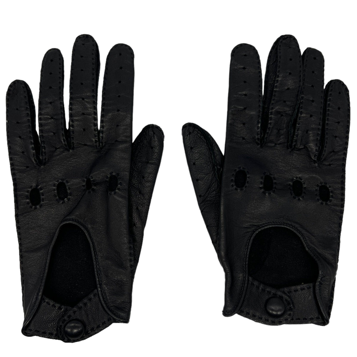 GUCCI Women's Leather Driving Gloves - Black– Wag N Purr Shop