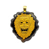 WagnPurr Shop Women's Necklace PENDANT Vintage 70's Leo the Lion Gilded Pendant