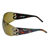 WagnPurr Shop Women's Sunglasses ED HARDY Vintage Snake & Rhinestone Sunglasses - Tortoise