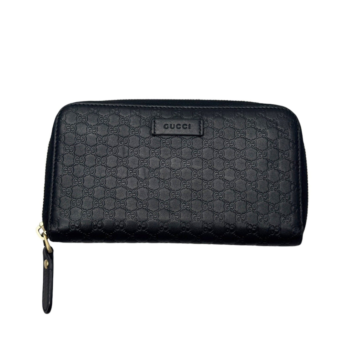 Gucci Black Monogram Zip Wallet Gucci Monogram Zip Bi-Fold Wallet main image 4