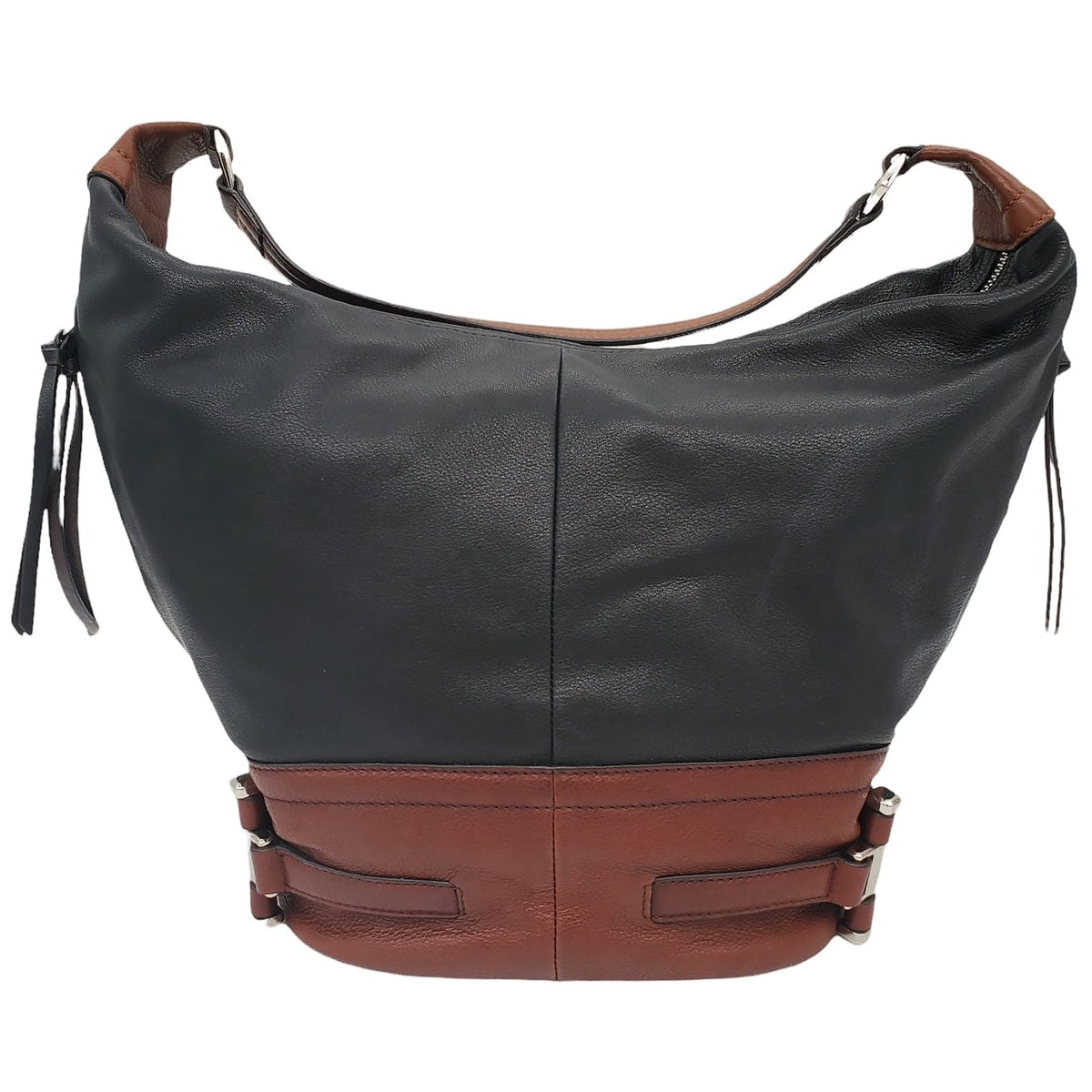 B. Makowsky Leather Shoulder Bag