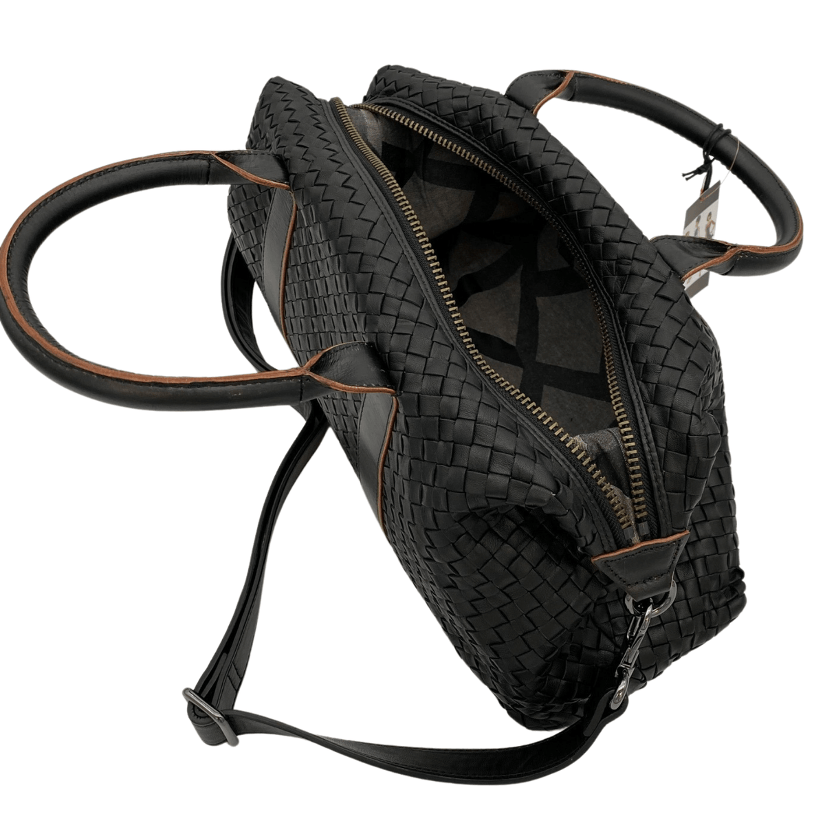 Christopher kon cheap woven leather bag