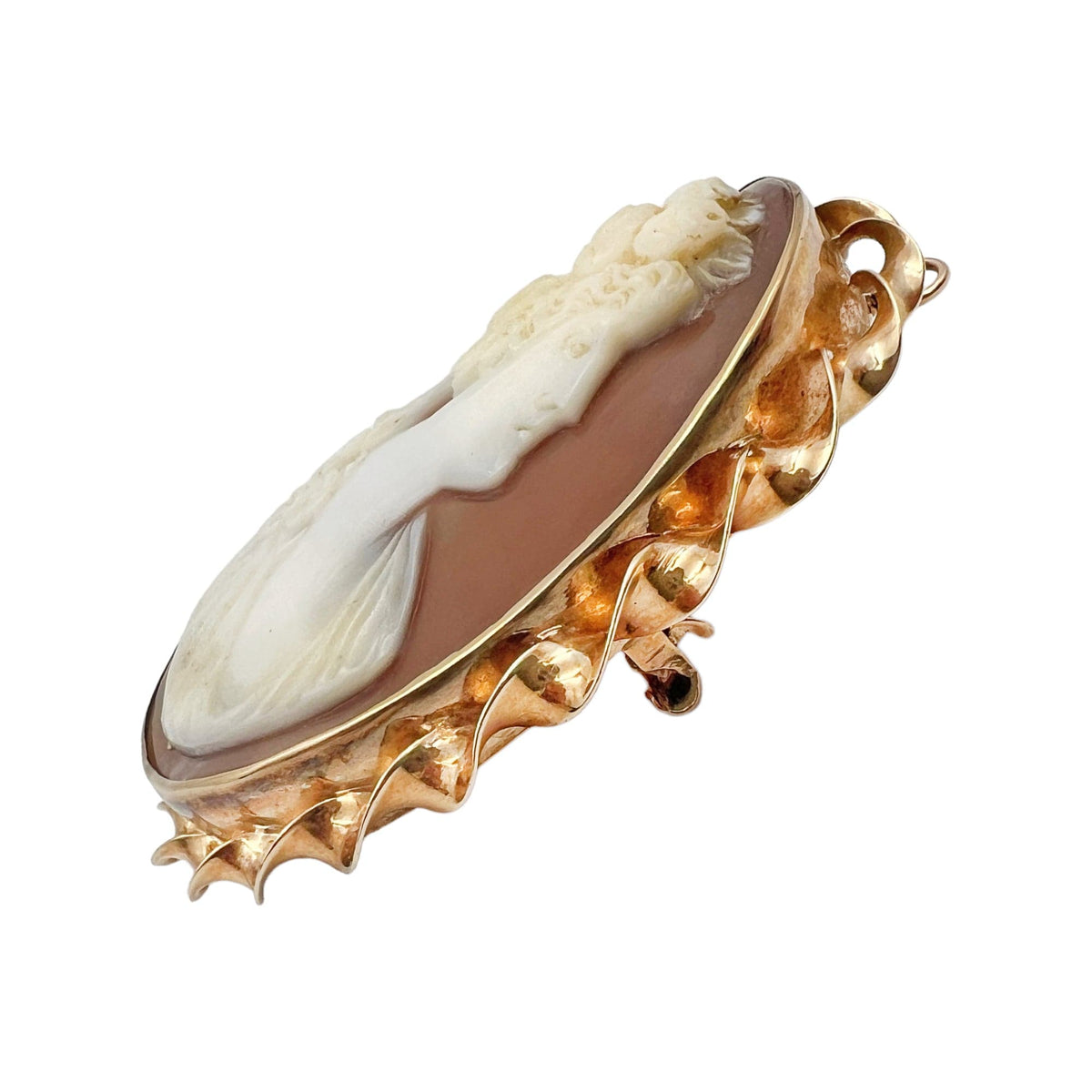 9ct gold cameo clearance brooch