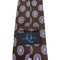 WagnPurr Shop Men's Tie Q CUSTOM CLOTHIER Silk Floral Medallion Tie - Purple