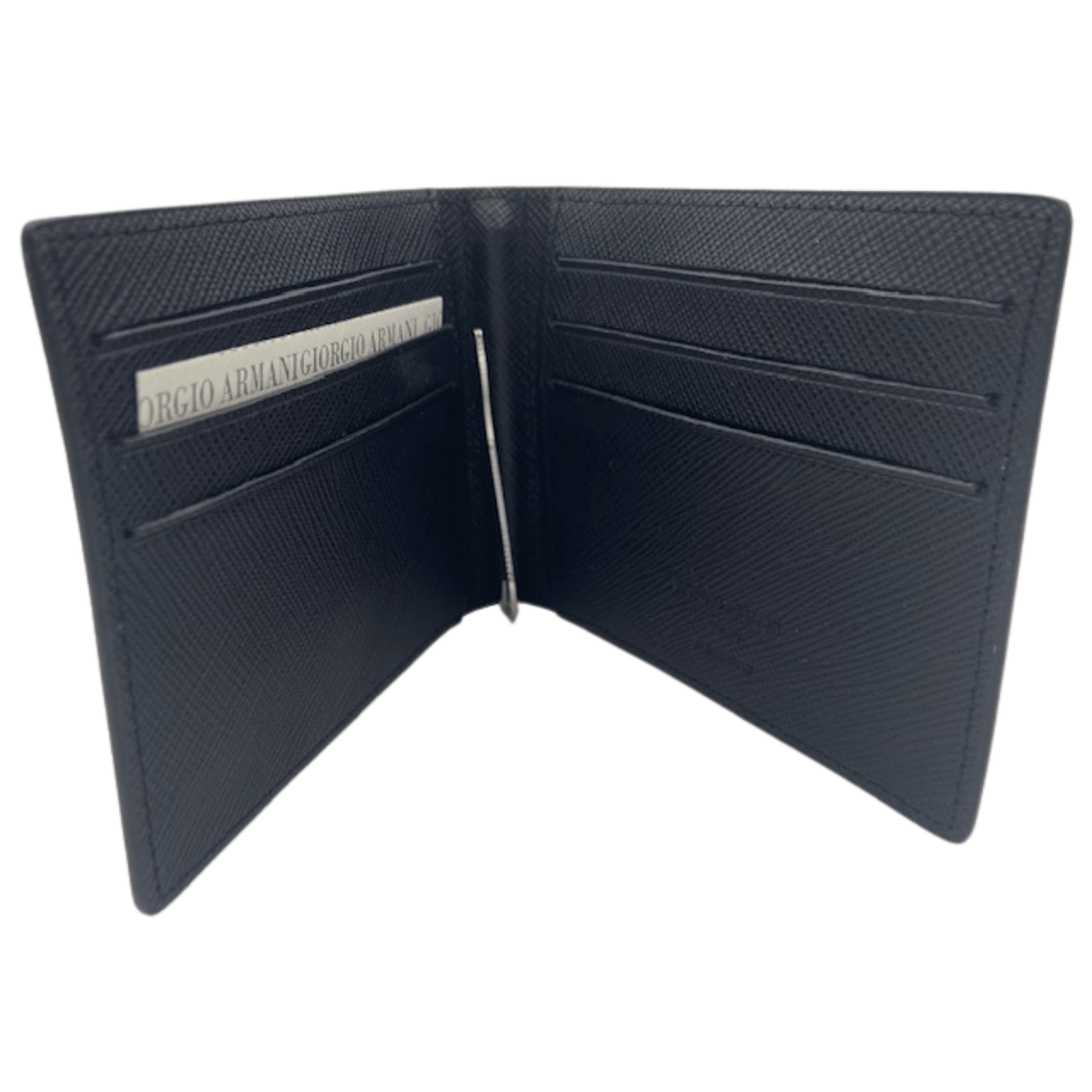 Armani money clip sales wallet