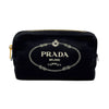 PRADA Canapa Canvas Cosmetic Pouch - Black NEW w/Out Tags