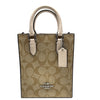 COACH Mini Tote in Signature Canvas - Light Khaki / Chalk - New w/Tags