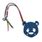 Wag N' Purr Shop Charm HERMES Petit h Leather Panda Bag Charm - Blue & Beige New w/Tags