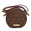 Wag N' Purr Shop Handbag ADRIENNE VITTADINI Vegan Signature Collection Clam Case Crossbody - Chocolate NEW w/Tags