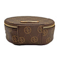 Wag N' Purr Shop Handbag ADRIENNE VITTADINI Vegan Signature Collection Clam Case Crossbody - Chocolate NEW w/Tags