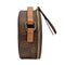 Wag N' Purr Shop Handbag ADRIENNE VITTADINI Vegan Signature Collection Clam Case Crossbody - Chocolate NEW w/Tags