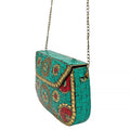 Wag N' Purr Shop Handbag ANTIK KRAFT Amoli Clutch Crossbody - Turquoise
