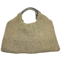 Wag N' Purr Shop Handbag ASHIANA Luxe Woven Shoulder Bag - Tan & Pewter New w/ Tags