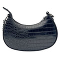Wag N' Purr Shop Handbag CARRIER CO. Vegan Reptile Shoulder Bag - Black NEW w/Tags