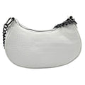 Wag N' Purr Shop Handbag CARRIER CO. Vegan Reptile Shoulder Bag - White New w/Tags