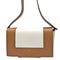 Wag N' Purr Shop Handbag CELINE Smooth Leather Medium Frame Shoulder Bag - Tan & Optic White