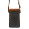 Wag N' Purr Shop Handbag CELINE Triomphe Canvas & Leather Phone Pouch - Tan & Black