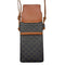 Wag N' Purr Shop Handbag CELINE Triomphe Canvas & Leather Phone Pouch - Tan & Black