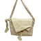 Wag N' Purr Shop Handbag CHAMULA 100% Wool Crossbody with Braided Strap - Beige