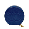 Wag N' Purr Shop Handbag CHANEL Vintage 1991 Caviar Jewelry Case Pouch - Blue