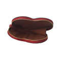 Wag N' Purr Shop Handbag COACH Canvas Heart Wristlet - Brown & Red NEW w/Tags