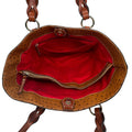 Wag N' Purr Shop Handbag DOONEY & BOURKE Embossed Ostrich Print Tammy Tote - Caramel