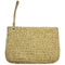 Wag N' Purr Shop Handbag FLORA BELLA Beach Straw Weave Wristlet - Gold