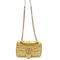 Wag N' Purr Shop Handbag GUCCI Pearly GG Marmont Flap Bag Embellished Matelasse Leather Mini - Metallic Gold