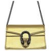 Wag N' Purr Shop Handbag GUCCI Super Mini Dionysus Chain Strap Crossbody - Gold