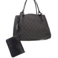 Wag N' Purr Shop Handbag GUCCI Vintage GG Denim Handbag - Black