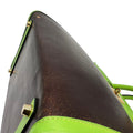 Wag N' Purr Shop Handbag HERMÈS Vintage Birkin 35 Vert Swift Amazonia Leather Handle Bag - Brown & Green