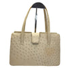 Wag N' Purr Shop Handbag KORET Vintage Ostrich Satchel - Cream