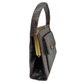 Wag N' Purr Shop Handbag LUCILLE DE PARIS Vintage Alligator Handle Bag - Brown